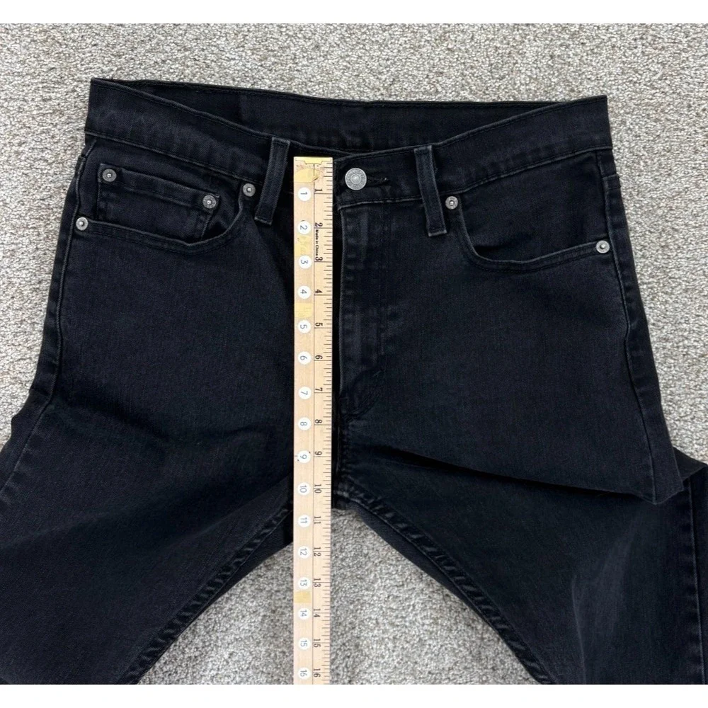Levis 512 Slim Taper Jeans Mens 32x32 (Fit 32x30) Black Native Cali Wash Stretch